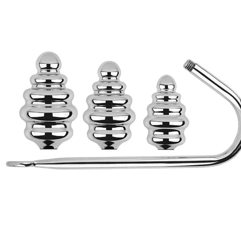 Ribbed Anal GreatBenefit 8826 Set Hook Screw-in 0129